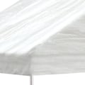 Miniatyrbild 4 av 6: vidaXL Paviljong med tak vit 15,61x2,28x2,69 m polyeten Vit
