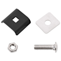 Miniatyrbild 3 av 3: vidaXL Sammankopplare galler 25 set antracit Antracit