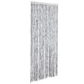 vidaXL Insektsdraperi silver 56x200 cm chenille Silver