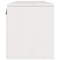 Miniatyrbild 7 av 10: vidaXL Väggskåp vit 100x30x35 cm massiv furu Vit