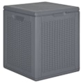 Miniatyrbild 1 av 7: vidaXL Dynbox grå PP rotting 90 l Grå