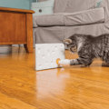 Miniatyrbild 5 av 9: FroliCat Automatisk kattleksak Cheese Vit