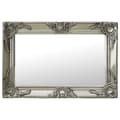vidaXL Väggspegel barockstil 60x40 cm silver Silver