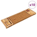 Miniatyrbild 1 av 8: vidaXL Trappstegsmattor självhäftande 10 st 65x21x4 cm beige Beige