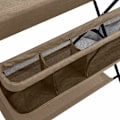 Miniatyrbild 6 av 10: vidaXL Skötbord taupe järn Taupe