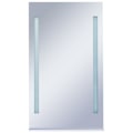 Miniatyrbild 2 av 9: vidaXL Badrumsspegel LED med hylla 60x100 cm Silver