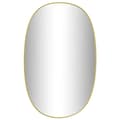 vidaXL Väggspegel guld 70x45 cm Guld