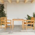 vidaXL Trädgårdsstolar 2 st 58x59x88 cm massiv teak Brun