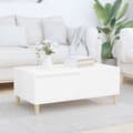 vidaXL Soffbord vit 90x50x36,5 cm konstruerat trä Vit