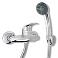 vidaXL Duschblandare krom Silver