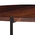 Miniatyrbild 6 av 10: vidaXL Soffbord 2 delar massivt sheshamträ 60x35 cm Brun