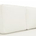 Miniatyrbild 6 av 9: vidaXL Schäslong med kuddar och bolster gräddvit konstläder Kräm