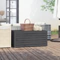 vidaXL Dynbox grå 101x50,5x46,5 cm massiv furu Grå