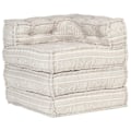 Miniatyrbild 6 av 9: vidaXL 287699  Modular Pouffe Beige Fabric Beige