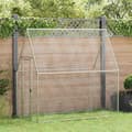 vidaXL Hönsbur silver 200x100x190 cm galvaniserat stål Silver
