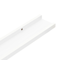 Miniatyrbild 7 av 8: vidaXL Tavellist 2 st vit 80x9x3 cm MDF Vit