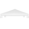 Miniatyrbild 4 av 8: vidaXL Paviljongtak 270 g/m² 4x3 m vit Vit