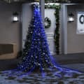 vidaXL Julgransbelysning 320 LED blå 375 cm Blue