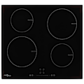 Miniatyrbild 1 av 4: vidaXL Induktionshäll med 4 plattor touchkontroll glas 7000 W Svart