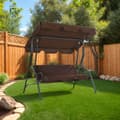 vidaXL Hammock kaffebrun 170x110x153 cm Brun