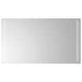 vidaXL Badrumsspegel LED 70x40 cm Transparent