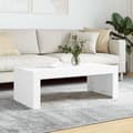 vidaXL Soffbord vit 102x50x36 cm konstruerat trä Vit