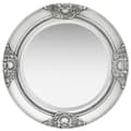 vidaXL Väggspegel barockstil 50 cm silver Silver