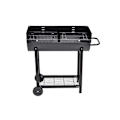 Miniatyrbild 2 av 5: vidaXL Grilltunna - Kolgrill Svart