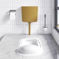 Miniatyrbild 2 av 7: vidaXL Cistern till toalett med botten inlopp 3/6 L currygul Gul