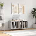 vidaXL Stereobänk grå sonoma 100x38x48 cm konstruerat trä Grå