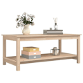 Miniatyrbild 4 av 8: vidaXL Soffbord 110x55x45 cm massiv furu Brun