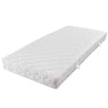 vidaXL Madrass med tvättbart överdrag 200 x 80 17 cm Vit