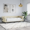 Miniatyrbild 1 av 8: vidaXL Dagbädd gräddvit 90x200 cm konstläder Kräm