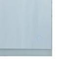Miniatyrbild 4 av 9: vidaXL Badrumsspegel LED med touch-sensor 60x50 cm Silver