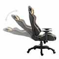 Miniatyrbild 2 av 9: vidaXL Gamingstol guld konstläder Guld