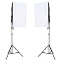 vidaXL Professionell studiobelysning 2 st 40x60 cm Vit