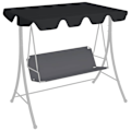 Miniatyrbild 1 av 7: vidaXL Reservtak för hammock svart 188/168x145/110 cm Svart