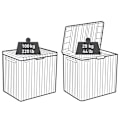 Miniatyrbild 9 av 10: Keter Dynbox City 113 L Antracit