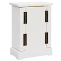 Miniatyrbild 5 av 10: vidaXL Smyckeskrin med spegel MDF 25x13,5x34 cm Vit