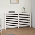 vidaXL Elementskydd vit 153x19x84 cm massiv furu Vit