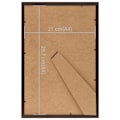 Miniatyrbild 8 av 8: vidaXL Fotoramar 3 st för bord svart 21x29,7cm MDF Svart