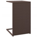 Miniatyrbild 1 av 7: vidaXL C-sidobord brunt 40x35x60 cm konstrotting Brun