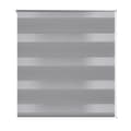 vidaXL Rullgardin Zebra 80 x 150 cm grå grå