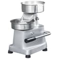 vidaXL Hamburgerpress med 500 pappersark aluminium 13 cm Silver