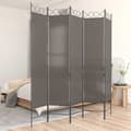 vidaXL Rumsavdelare 5 paneler antracit 200x220 cm tyg Antracit
