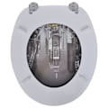 Miniatyrbild 4 av 10: vidaXL Toalettsits i MDF New York multifärg