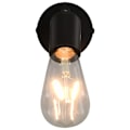 Miniatyrbild 5 av 9: vidaXL Spotlights 2 st med glödlampor 2 W svart E27 Svart
