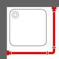 Miniatyrbild 3 av 5: Sealskin Duschdraperistång Easy-Roll vit Vit