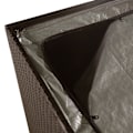 Miniatyrbild 5 av 7: vidaXL Dynbox 150x100x100 cm konstrotting brun Brun
