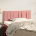 vidaXL Sänggavel rosa 100 x 5 x 78/88 cm sammet Rosa
